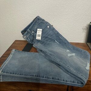 True Religion Relaxed Straight Blue Jeans